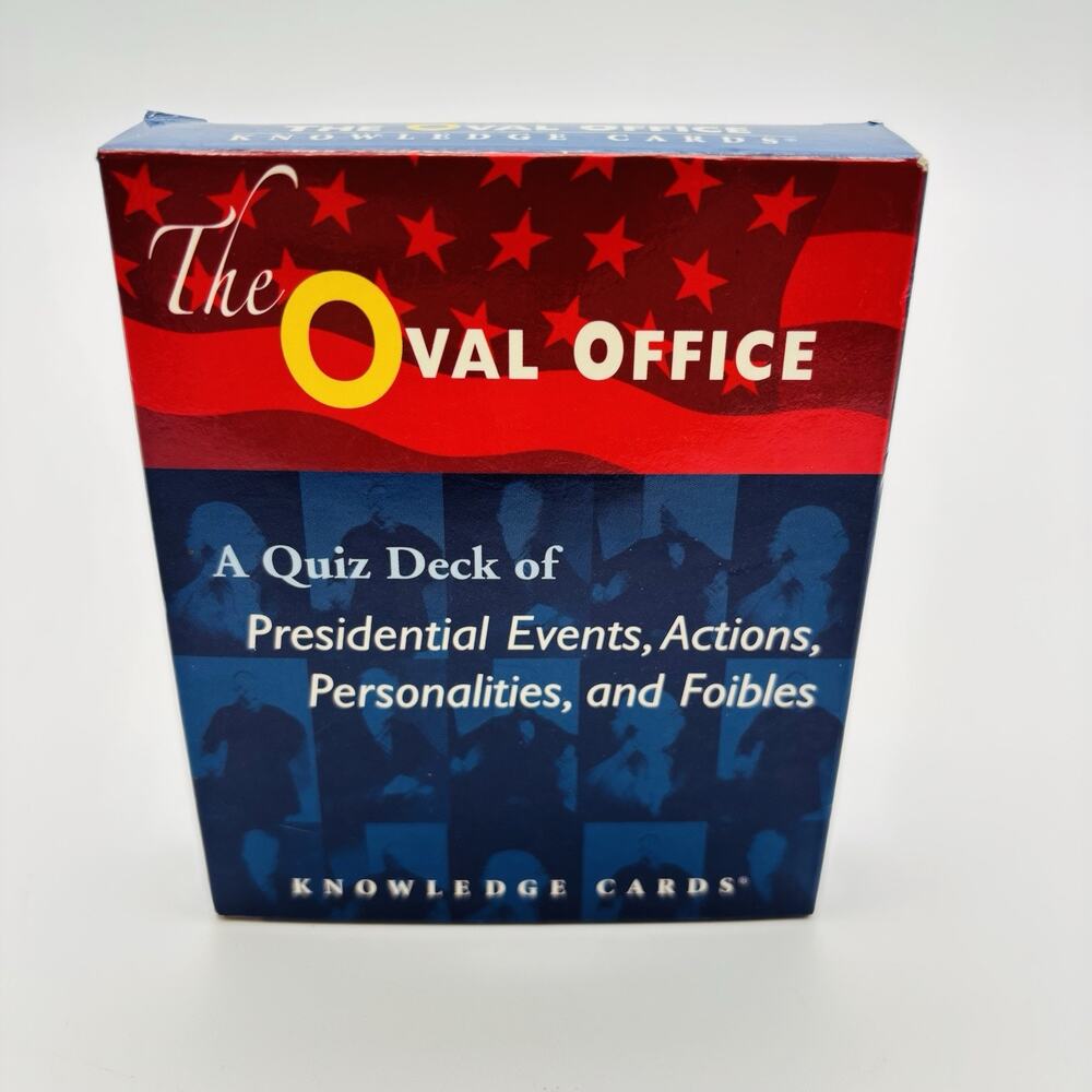 THE OVAL OFFICE KNOWLEDGE CARDS - QUIZ DECK. New In Box.